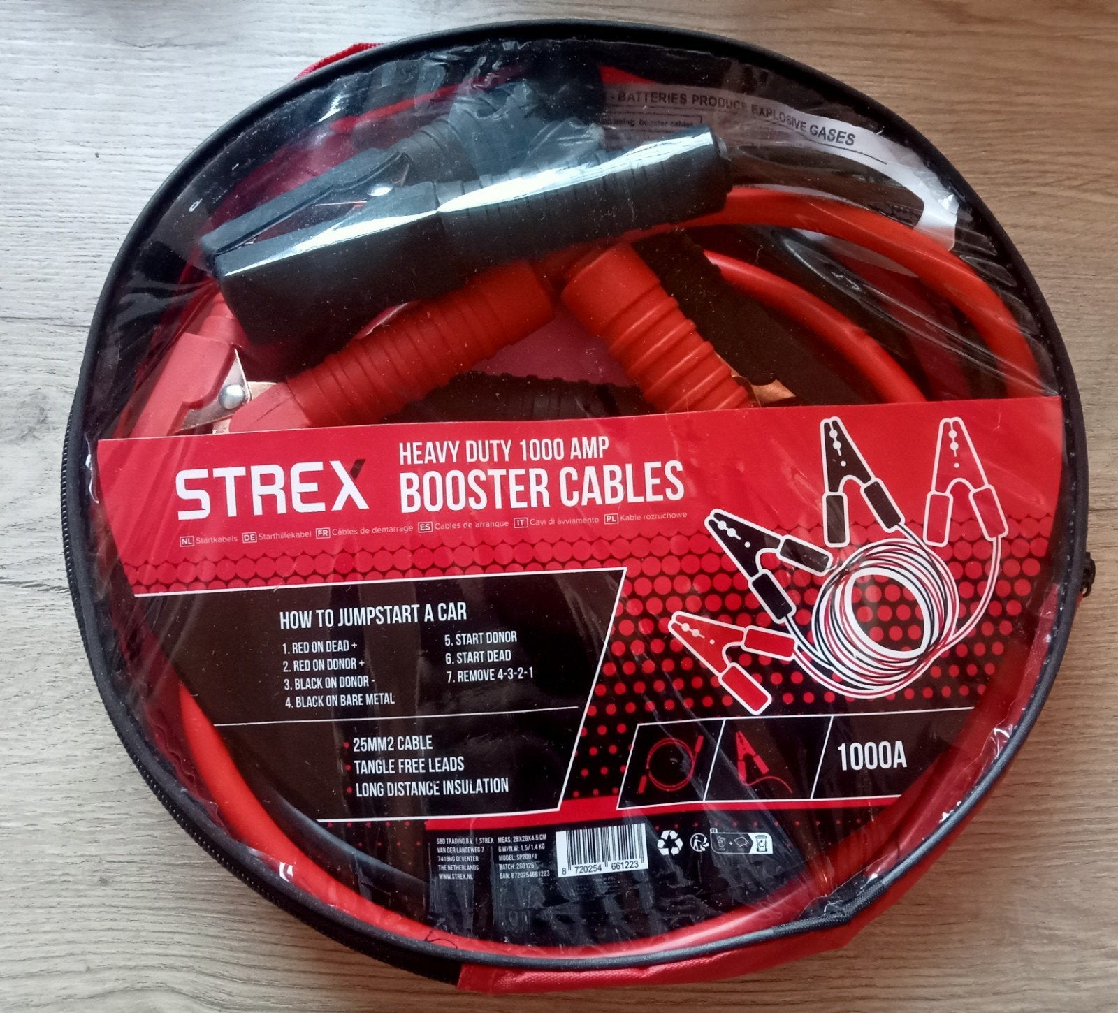 Startkabels 25mm2 1000A Heavy Duty ( nieuw ), Verzenden, Nieuw