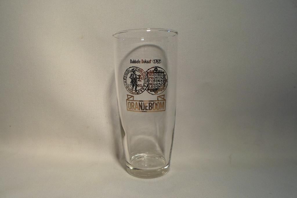 Oranjeboom Dubbele Dukaat 1762 Glas, Ophalen of Verzenden, Zo goed als nieuw, Glas of Glazen, Oranjeboom