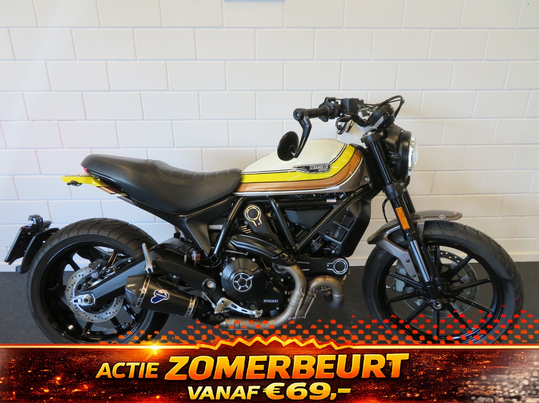 Ducati SCRAMBLER 800 MACH 2.0 TERMIGNONI! (bj 2018), Bedrijf, Toermotor, 799 cc