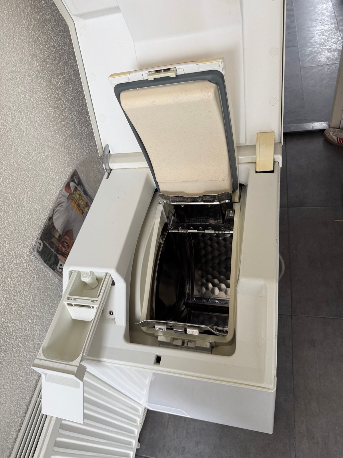 Miele Softcare W 667 Bovenlader Wasmachine Honeycomb trommel, 6 tot 8 kg, Bovenlader, Ophalen of Verzenden, Wolwasprogramma