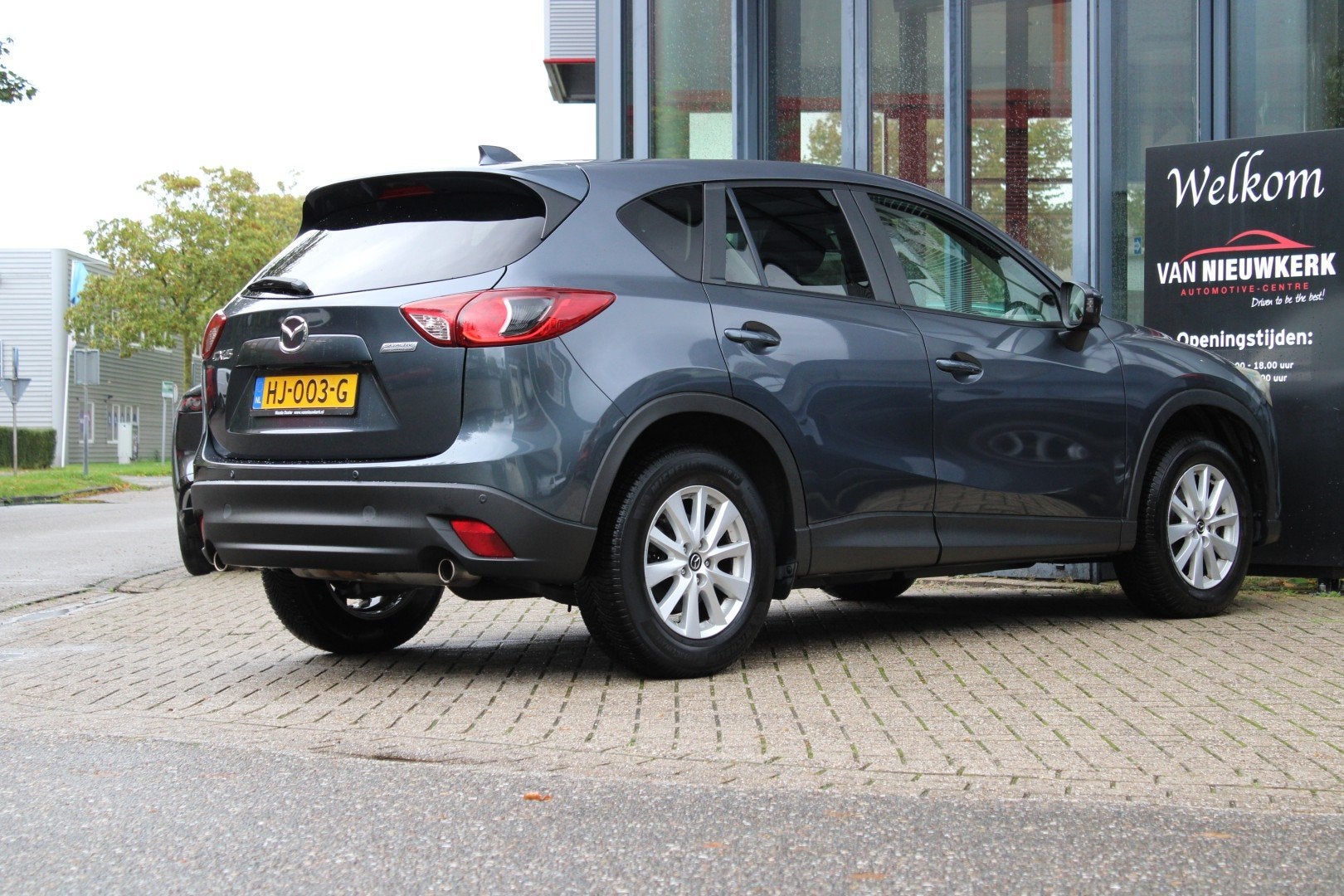 Mazda Cx-5 2.0 SKYACTIV-G 165pk 2WD TS | Bluetooth | NAVI |, Auto's, Stof, Zwart, 4 cilinders, Bedrijf