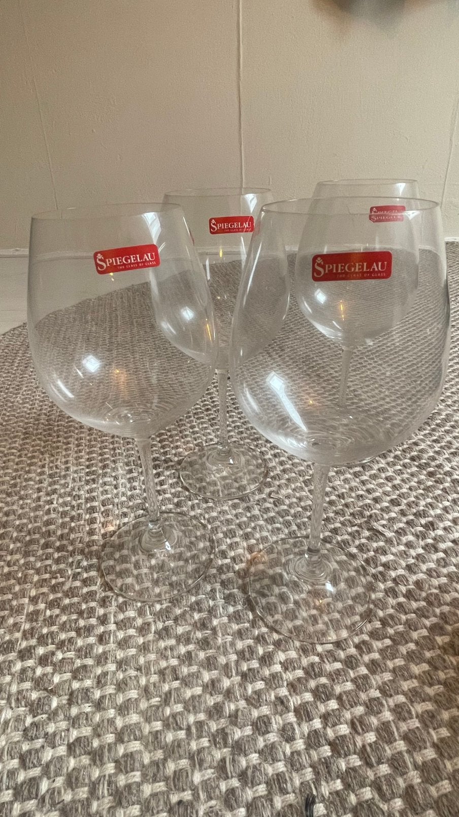 Set van 4 Spiegelau wijnglazen, Antiek en Kunst, Ophalen