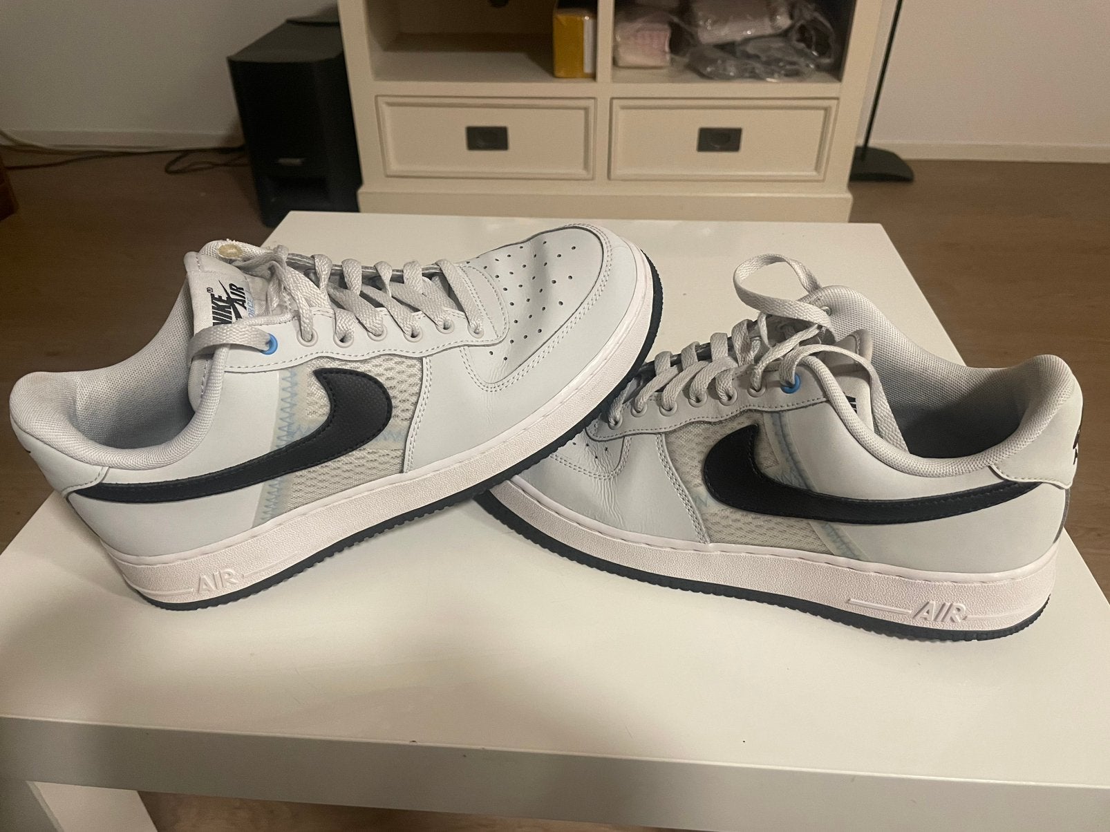 Nike Air Force 1 schoenen maat 44, Ophalen, Wit, Sneakers of Gympen, Zo goed als nieuw
