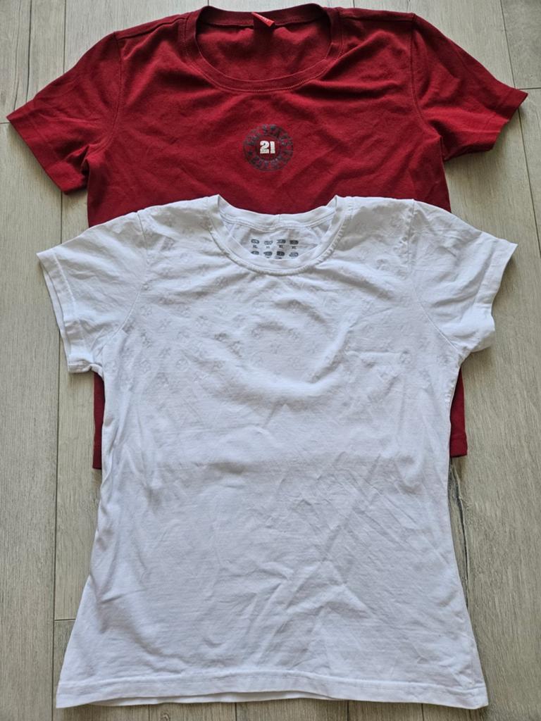 T-shirt pakket: Rood Esprit en Wit XL, Kleding | Dames, T-shirts, Maat 46/48 (XL) of groter, Ophalen of Verzenden, Korte mouw