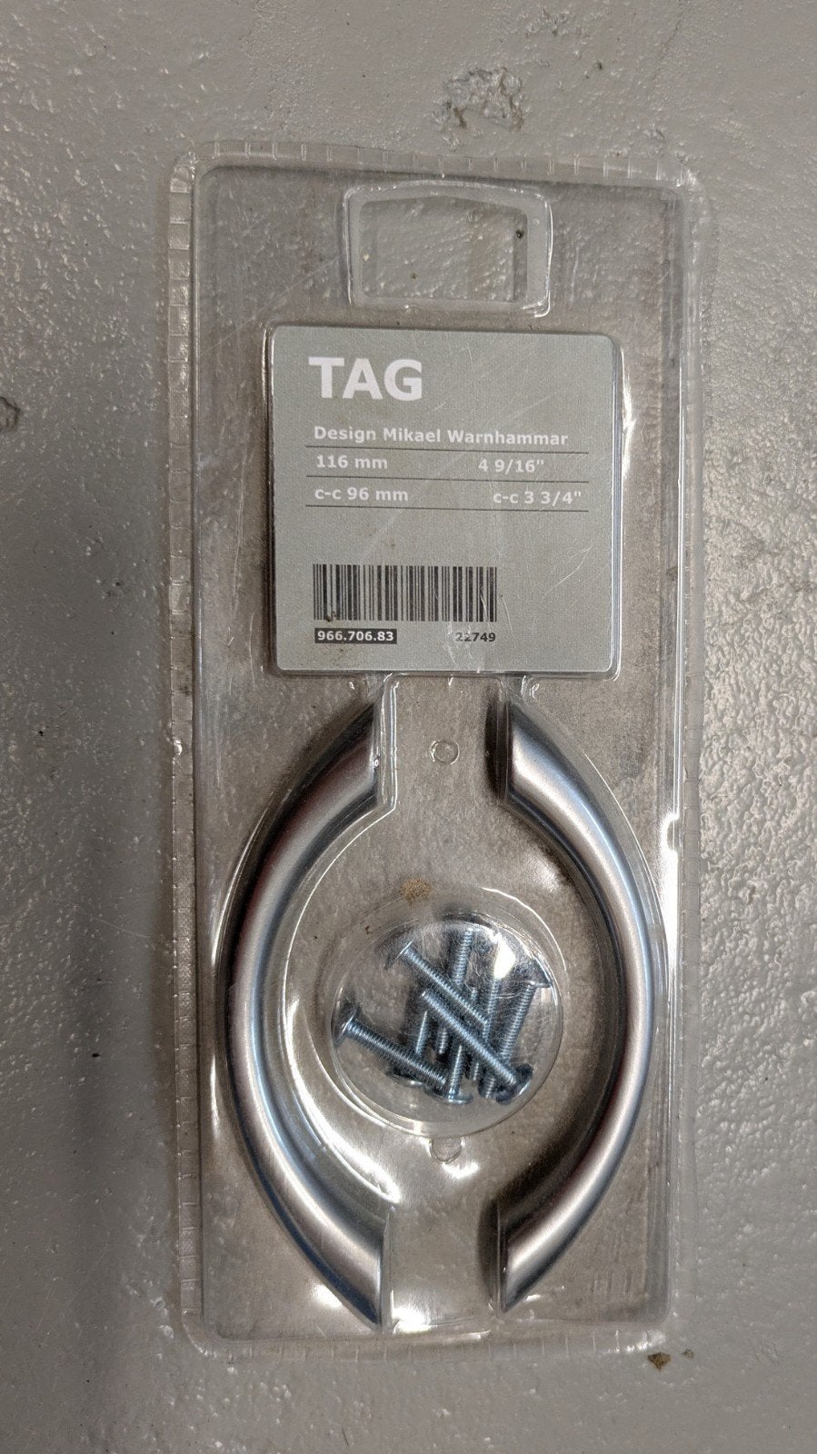 IKEA TAG Mikael Warnhammar Lade Kast Deurhandgrep 966.706.83, Ophalen, Nieuw, Overige typen