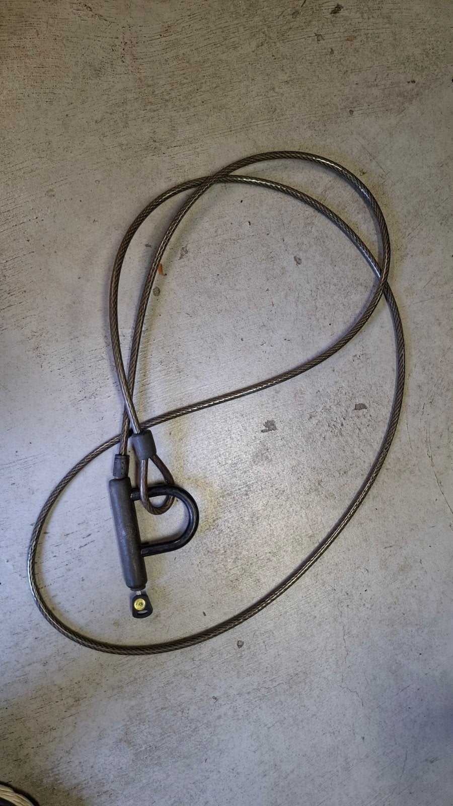 Powerlock beugelslot kabelslot met 3 meter kabel, Ophalen of Verzenden, Gebruikt, Overige typen