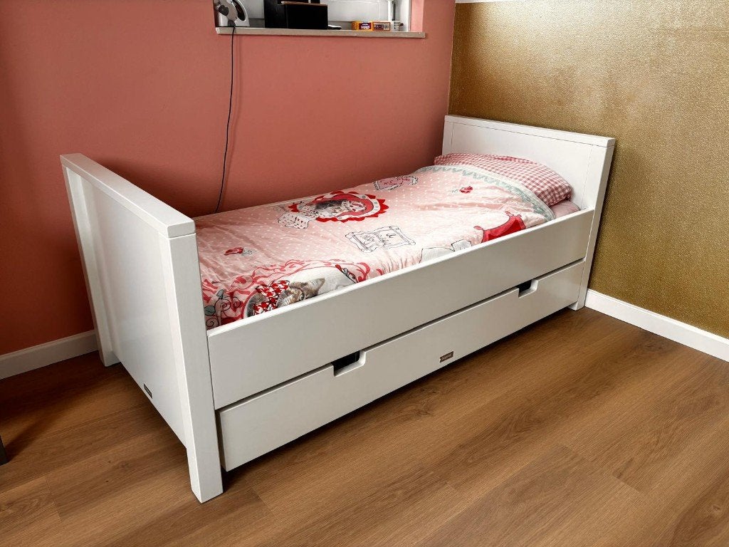 Juniorbed Bopita Jonne met lade + matras + aero sleep, Kinderen en Baby's, Kinderkamer | Bedden, Ophalen, Gebruikt, 70 tot 85 cm