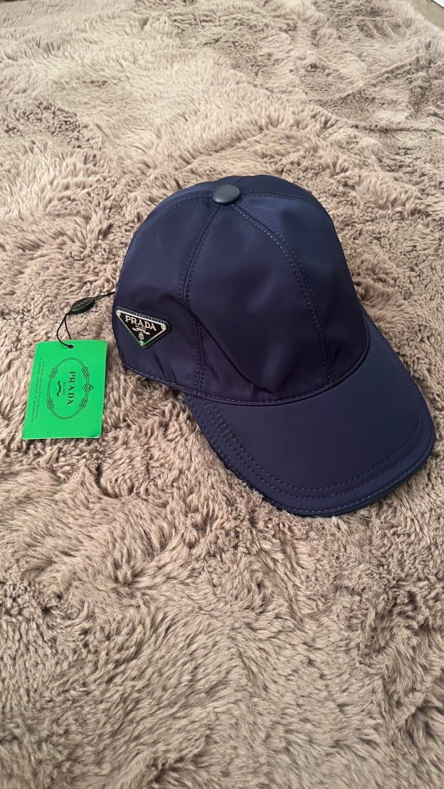 Prada Re-Nylon Pet Donkerblauw, Ophalen of Verzenden, Nieuw, Pet