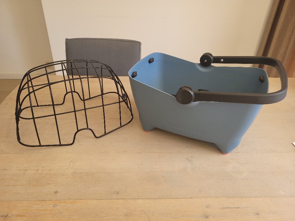 Fietsmand hond Basil Buddy, Ophalen, Zo goed als nieuw, Fietsmand, Basil