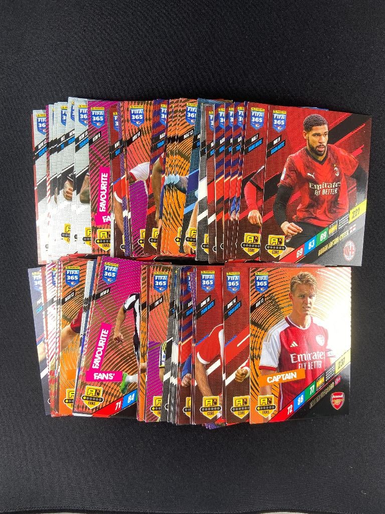 100x Panini 2024 Adrenalyn XL Fifa 365 Base Kaarten, Verzenden, Zo goed als nieuw, Buitenlandse clubs, Poster, Plaatje of Sticker