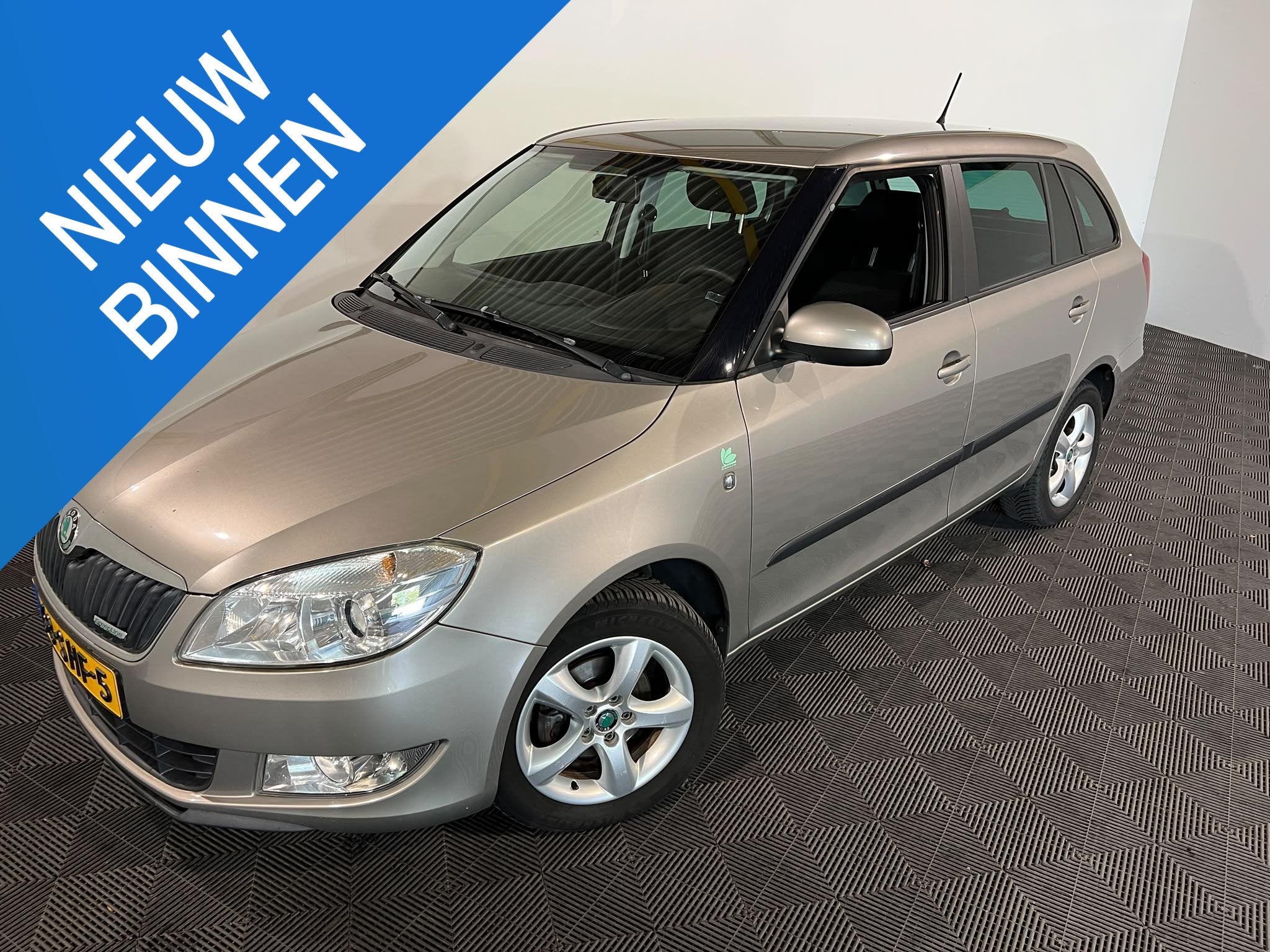 Skoda Fabia Combi 1.2 TDI Greenline, Auto's, Skoda, Voorwielaandrijving, Euro 5, Zwart, 1199 cc