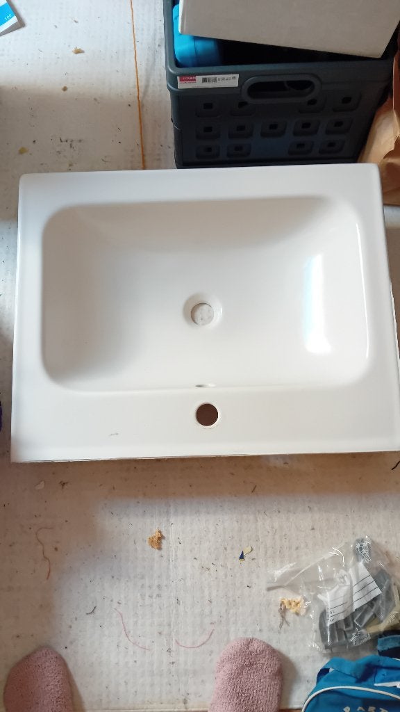 Wastafel ikea Odensvik, Ophalen, Zo goed als nieuw, Wastafel