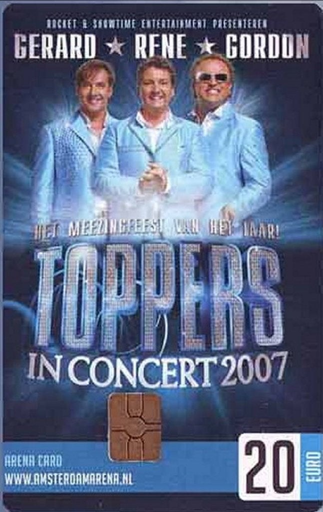 ArenA kaart A085 Toppers in Concert 2007 gebruikt, Ophalen of Verzenden, Nederland