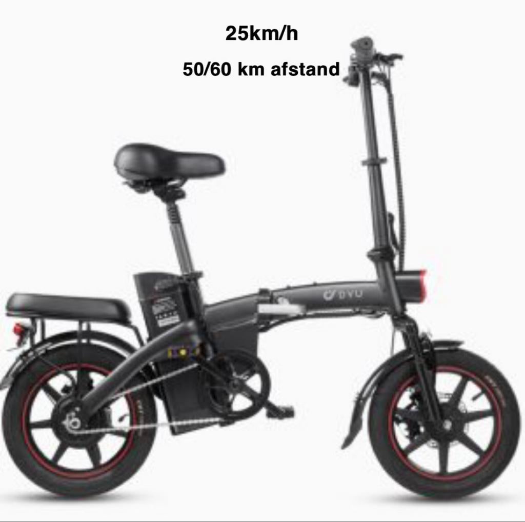 Elektrische vouwfiets - dyu d3f - C9 - A5 - opvouwbaar nieuw, Ophalen of Verzenden, Nieuw
