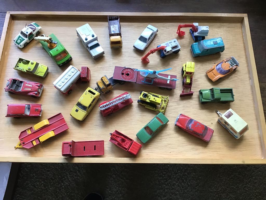Diverse kleine autootjes jaren 70, Ophalen, Gebruikt