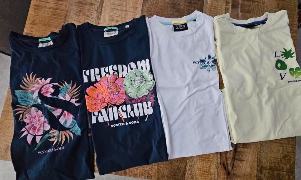 SCOTCH & SODA 4 stuks t shirts, Ophalen of Verzenden, Zo goed als nieuw