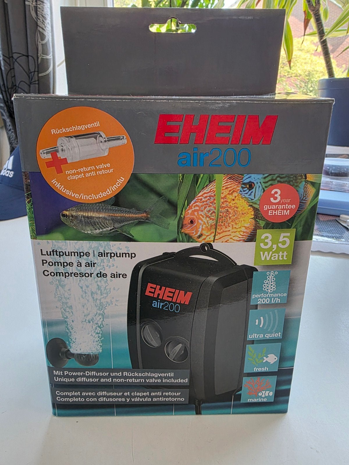Eheim air 200, Overige typen, Ophalen of Verzenden, Zo goed als nieuw, Eheim