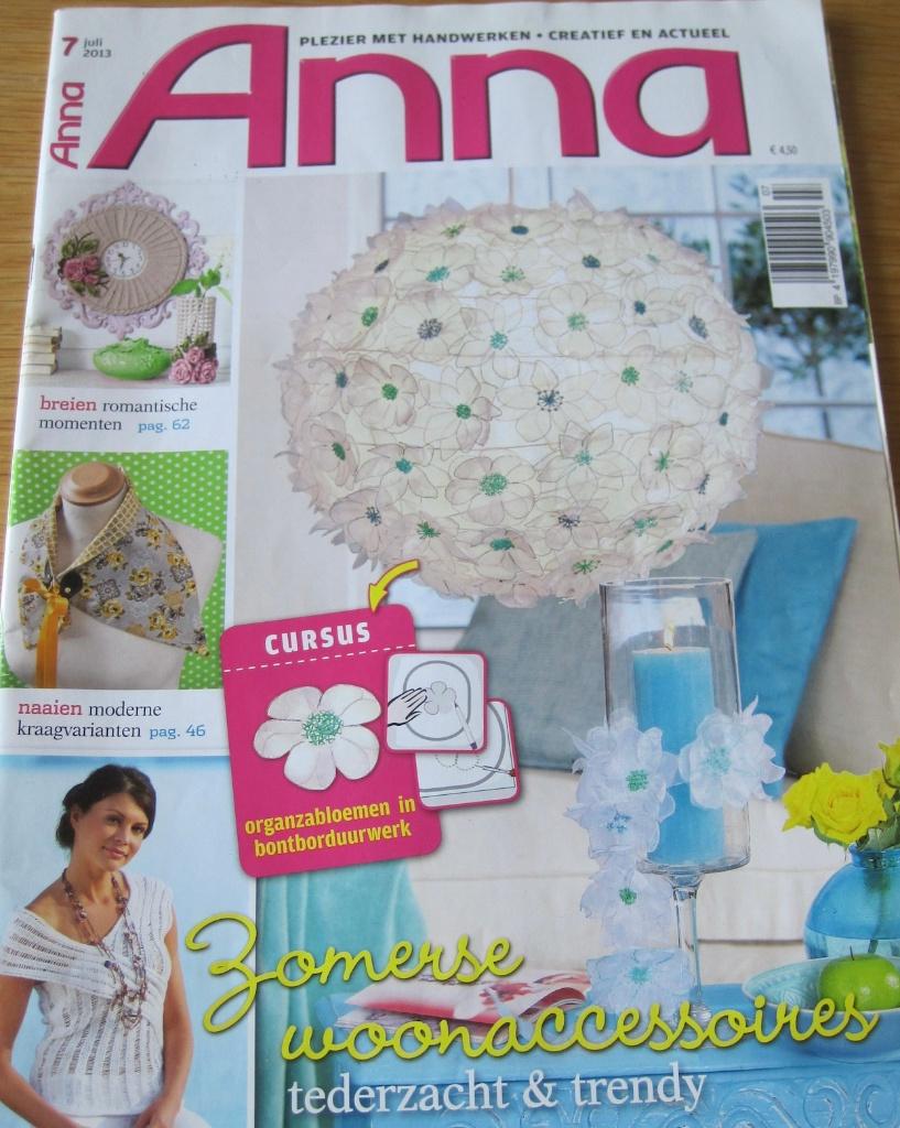 Anna - juli 2013 met veel breien - haken - borduren, Ophalen of Verzenden, Zo goed als nieuw, Breien en Haken