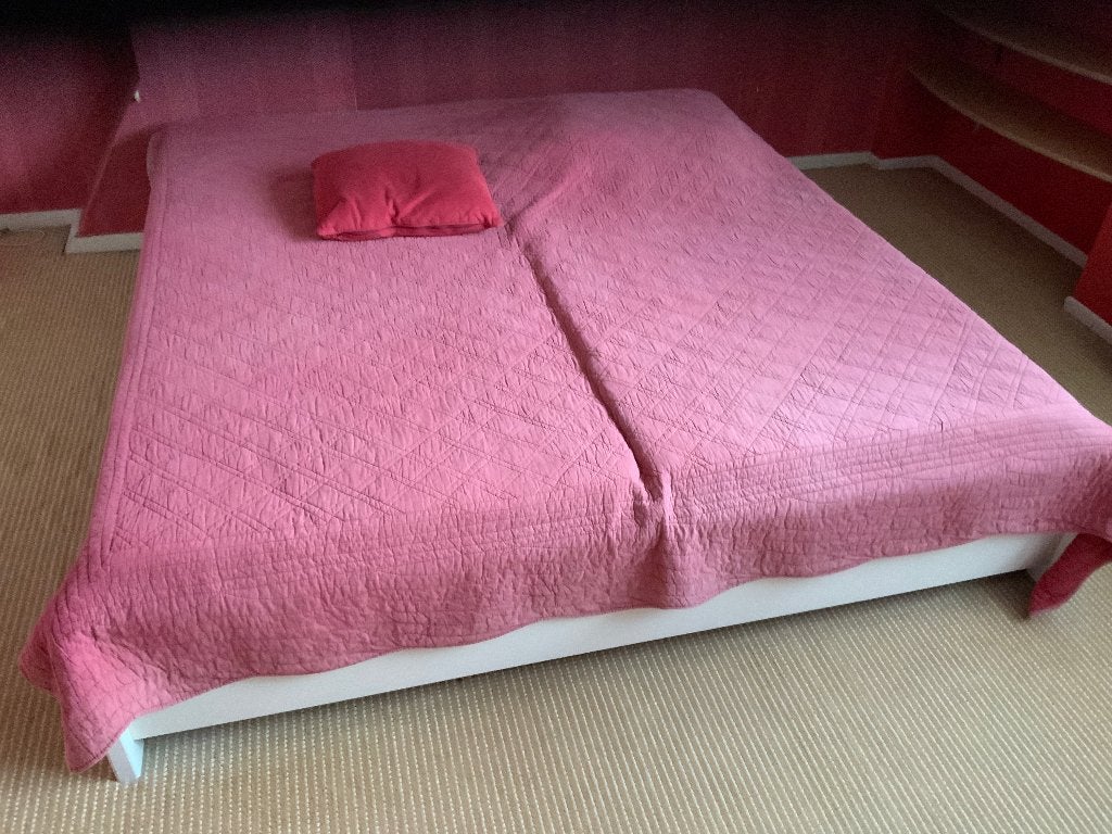 Prima 2 persoon ledikant, Ophalen, Wit, Tweepersoons, 140 cm