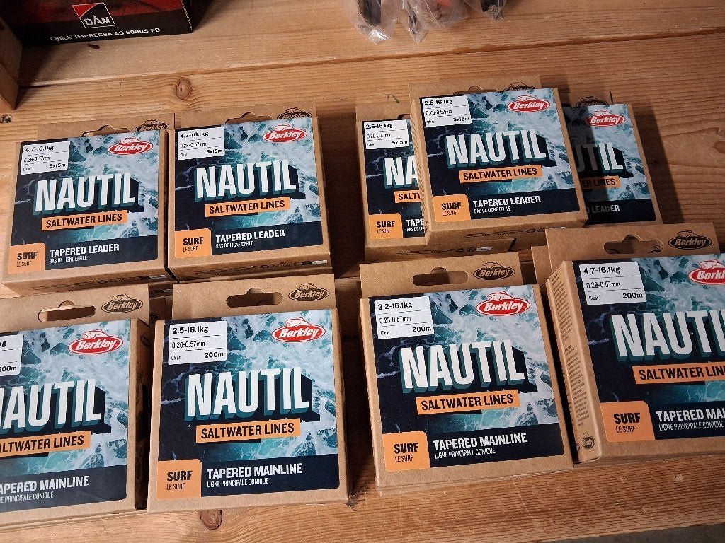 Berkley Nautil Tapered Mainline en Tapered Leaders (Surf) (m2453435224 ...