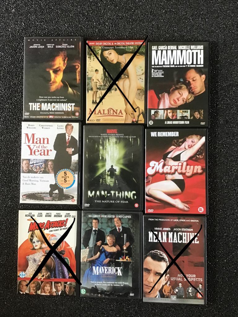 Diverse genres dvd’s €1 p/s.  Pakket M, Alle leeftijden, Ophalen of Verzenden, Zo goed als nieuw, Overige genres