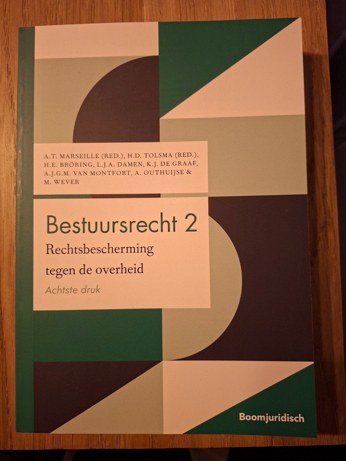Bestuursrecht 2: Rechtsbescherming tegen de overheid, Boeken, Ophalen, Zo goed als nieuw, A.T. Marseille (red.), H.D. Tolsma (red.), H.E. Bröring e.a.