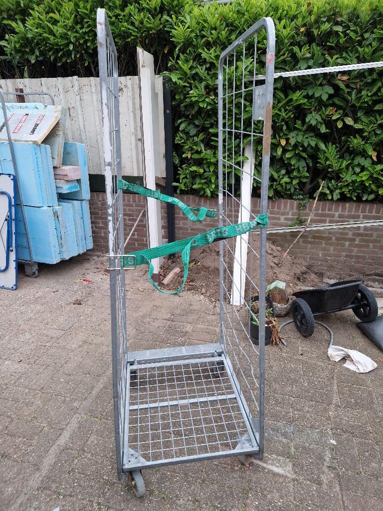 rolcontainers 5 stuks, 100 liter of meer, Ophalen, Gebruikt, Transportkar