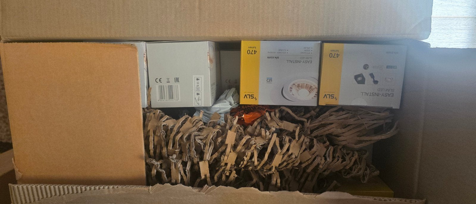 24 SLV Easy-Install Slim LED Inbouwspots - Nieuw in doos, Overige merken, Nieuw, Ophalen of Verzenden, LED