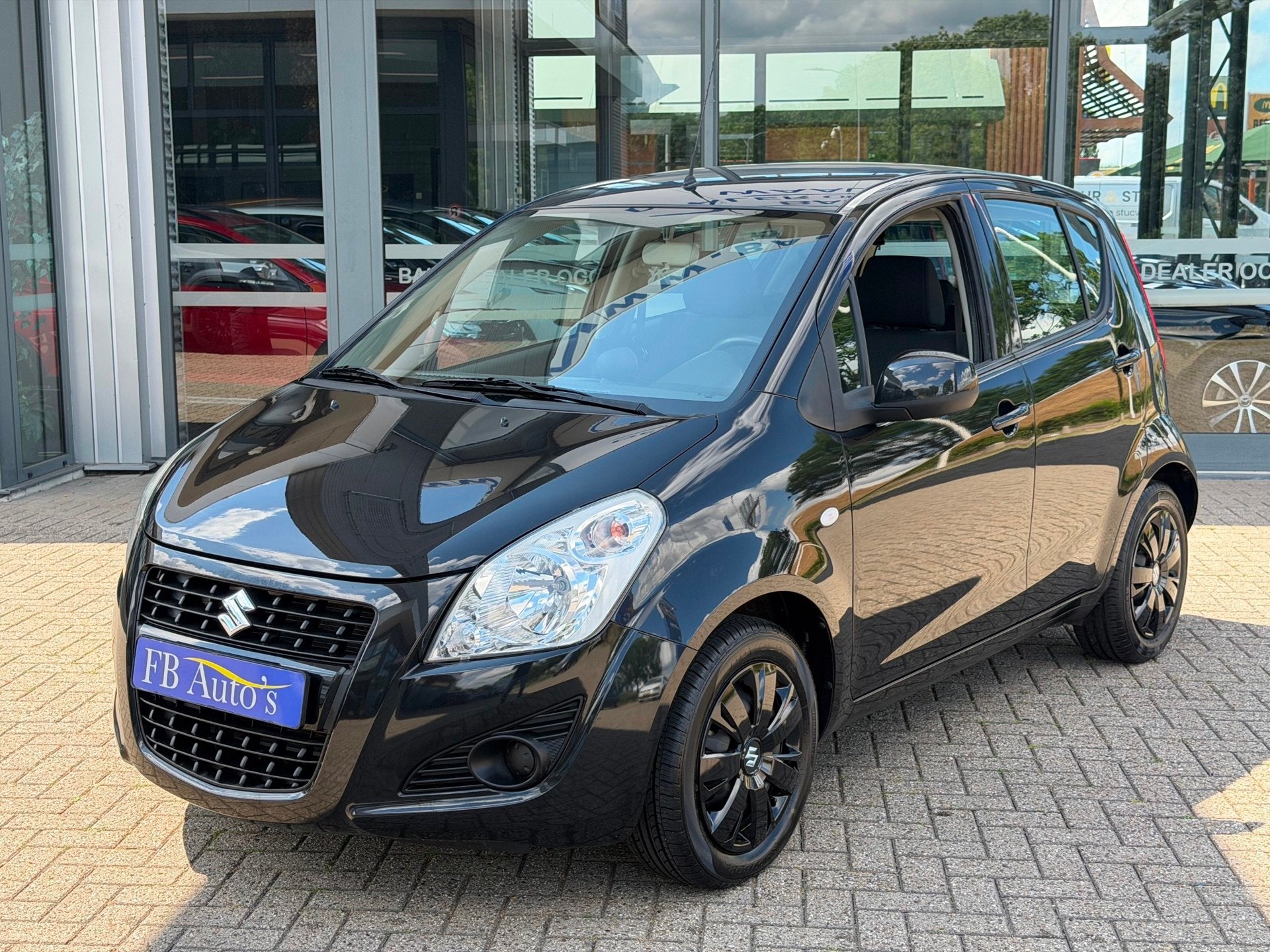 Suzuki Splash 1.0 VVT Comfort Airco, Stof, Gebruikt, Zwart, Origineel Nederlands