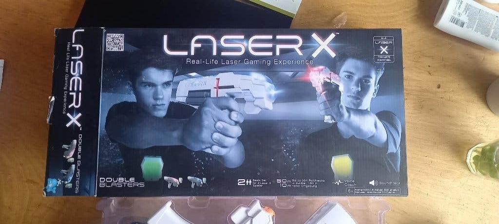 Lasergame set kinderen, Kinderen en Baby's, Speelgoed | Buiten | Actiespeelgoed, Ophalen of Verzenden, Zo goed als nieuw