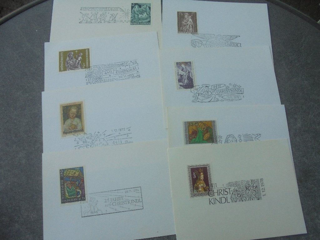 Oostenrijk.  Christ-Kindl kaarten  1975/2001., Ophalen of Verzenden, Buitenland