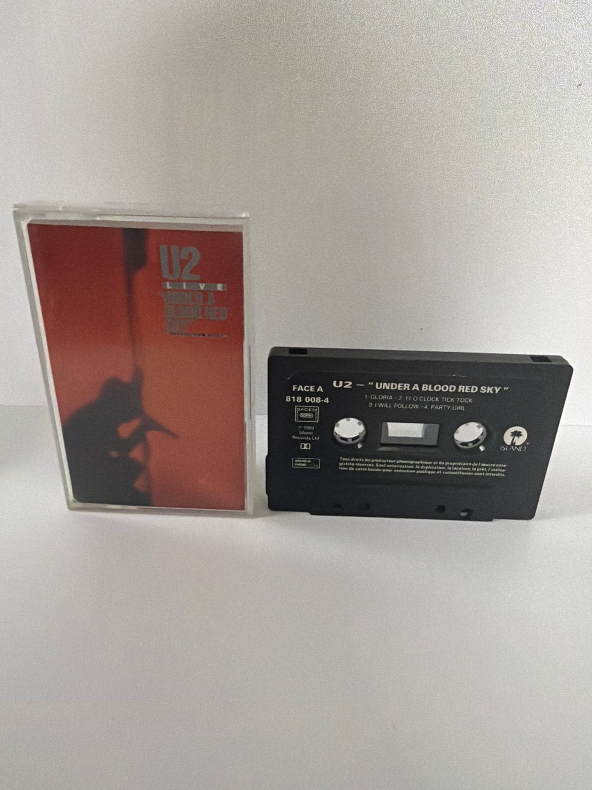 U2 - Under a Blood Red Sky cassette, Gebruikt, 1 bandje, Ophalen of Verzenden, Voorbespeeld