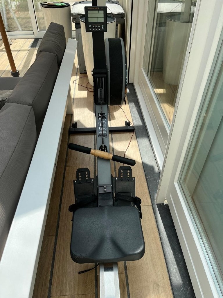 roeier concept 2, Sport en Fitness, Fitnessapparatuur, Ophalen, Benen, Gebruikt, Metaal
