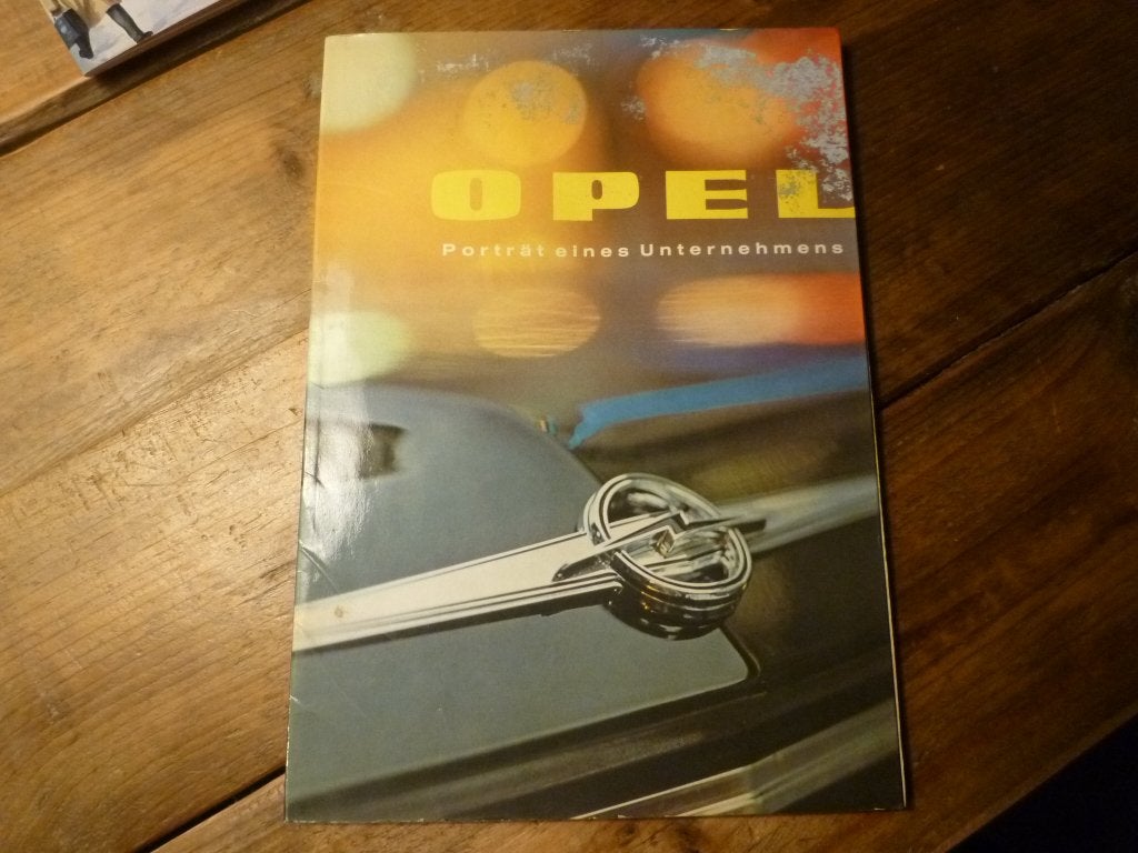 OPEL Portait eines unternehmens geschiedenis van Opel 1968, Ophalen of Verzenden