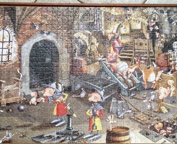 Grafika puzzel Dungeon., Ophalen of Verzenden, 500 t/m 1500 stukjes, Zo goed als nieuw, Legpuzzel