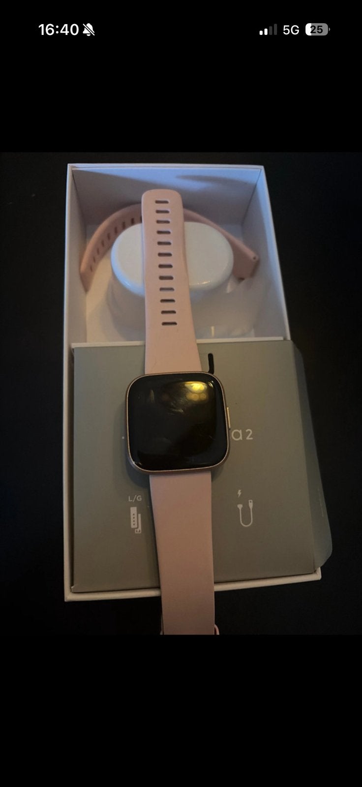 Fitbit versa 2, Ophalen, Zo goed als nieuw, Roze, Android