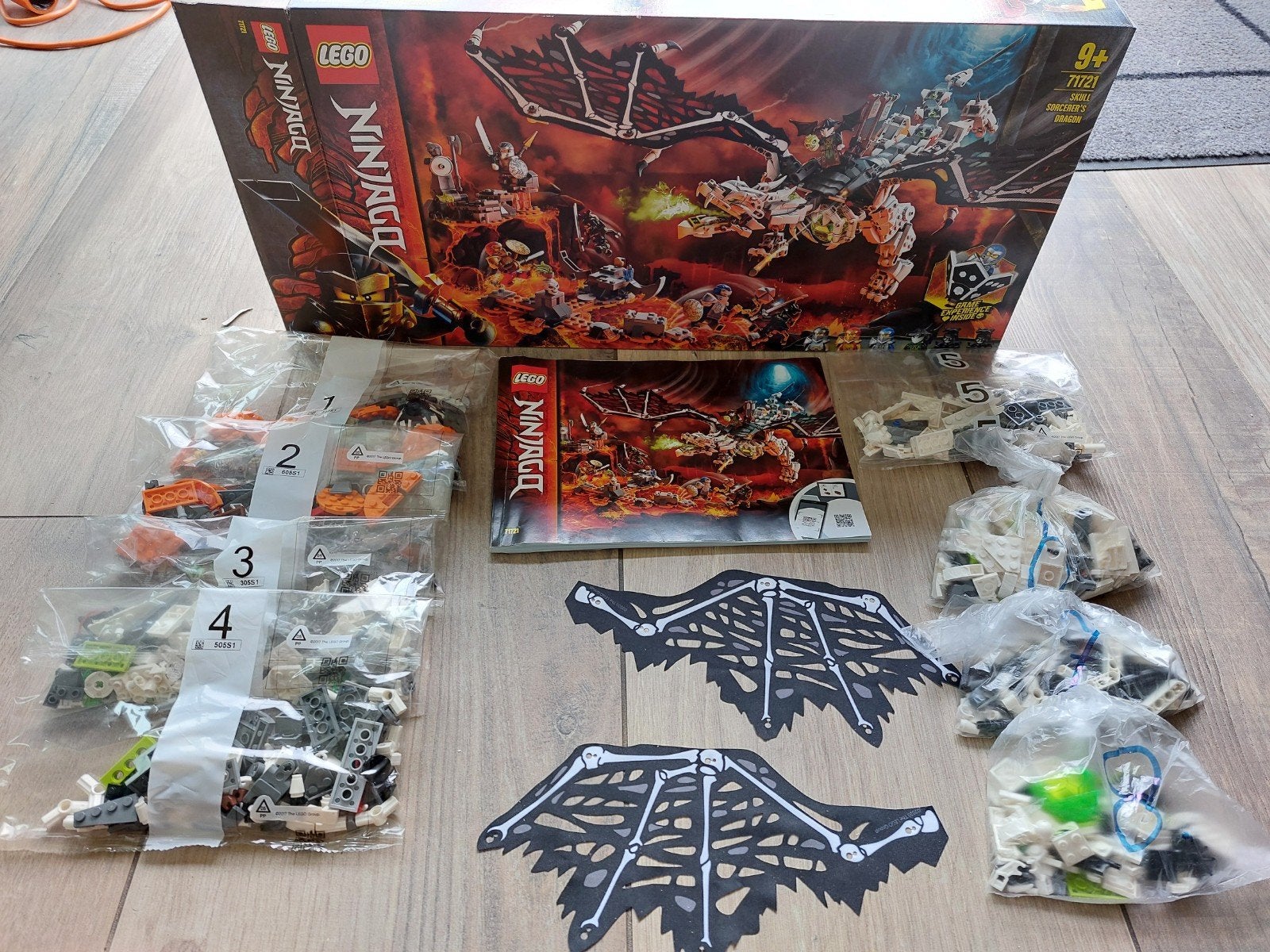 Lego Ninjago draak (71721) - Compleet met vleugels, Ophalen of Verzenden, Gebruikt, Lego, Ninjago