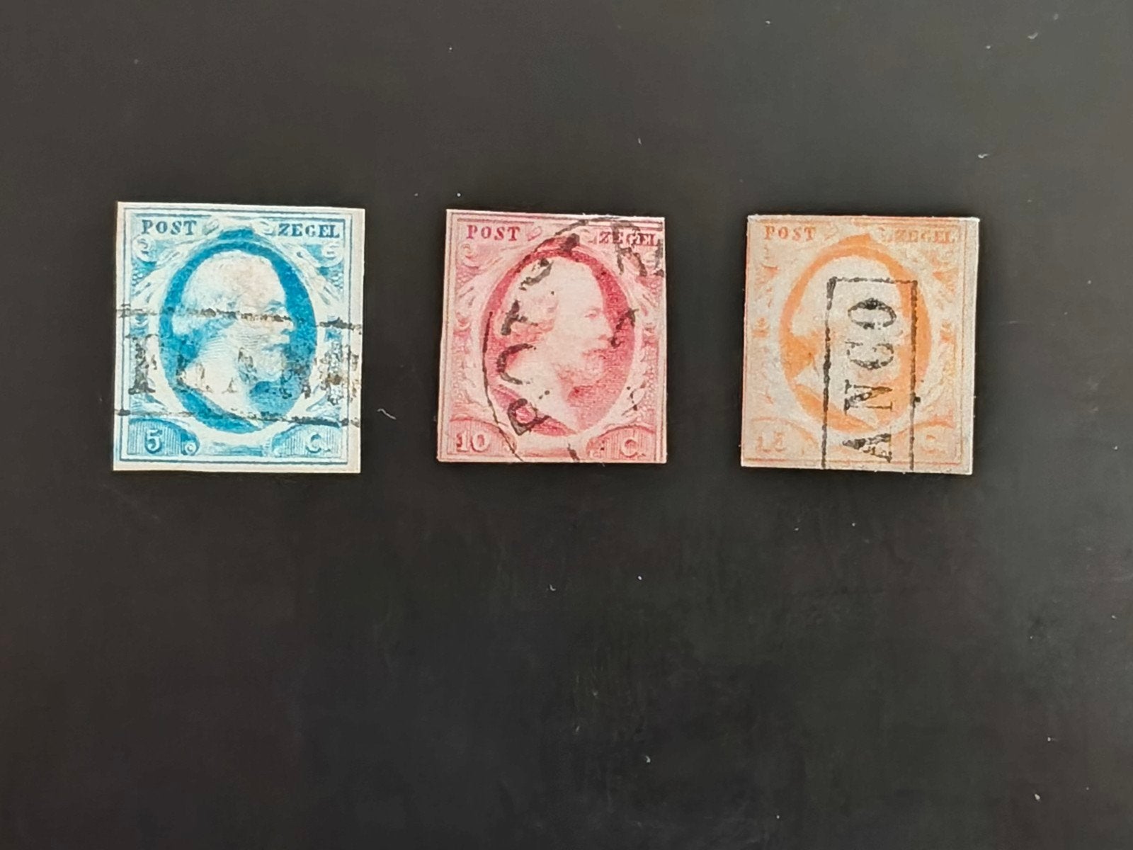 Willem III 1852, NVPH 1-3, Ophalen of Verzenden