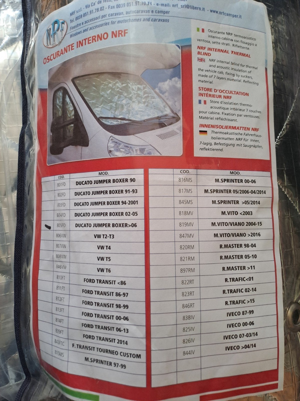 Isolatie dekens voor de binnenkant nieuw te koop, Caravans en Kamperen, Ophalen
