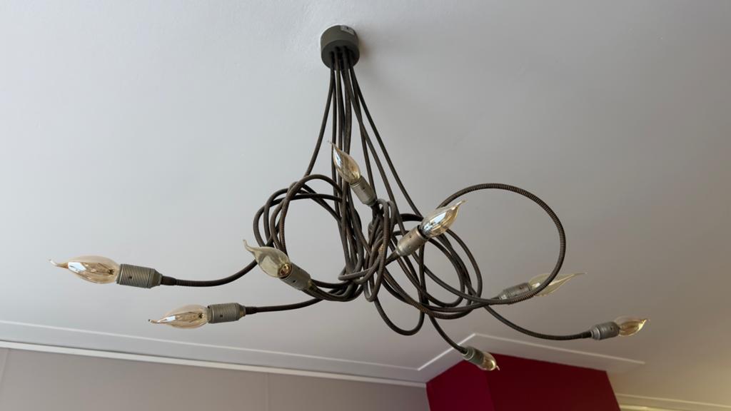 Catellani & Smith Turciù 9 hanglamp, Ophalen, Zo goed als nieuw, Metaal, Minder dan 50 cm
