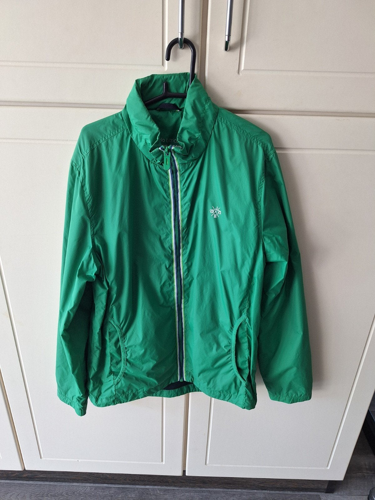 Groen windjack met rits - Maat s, Angelo litrico, Ophalen of Verzenden, Zo goed als nieuw, Maat 36 (S)