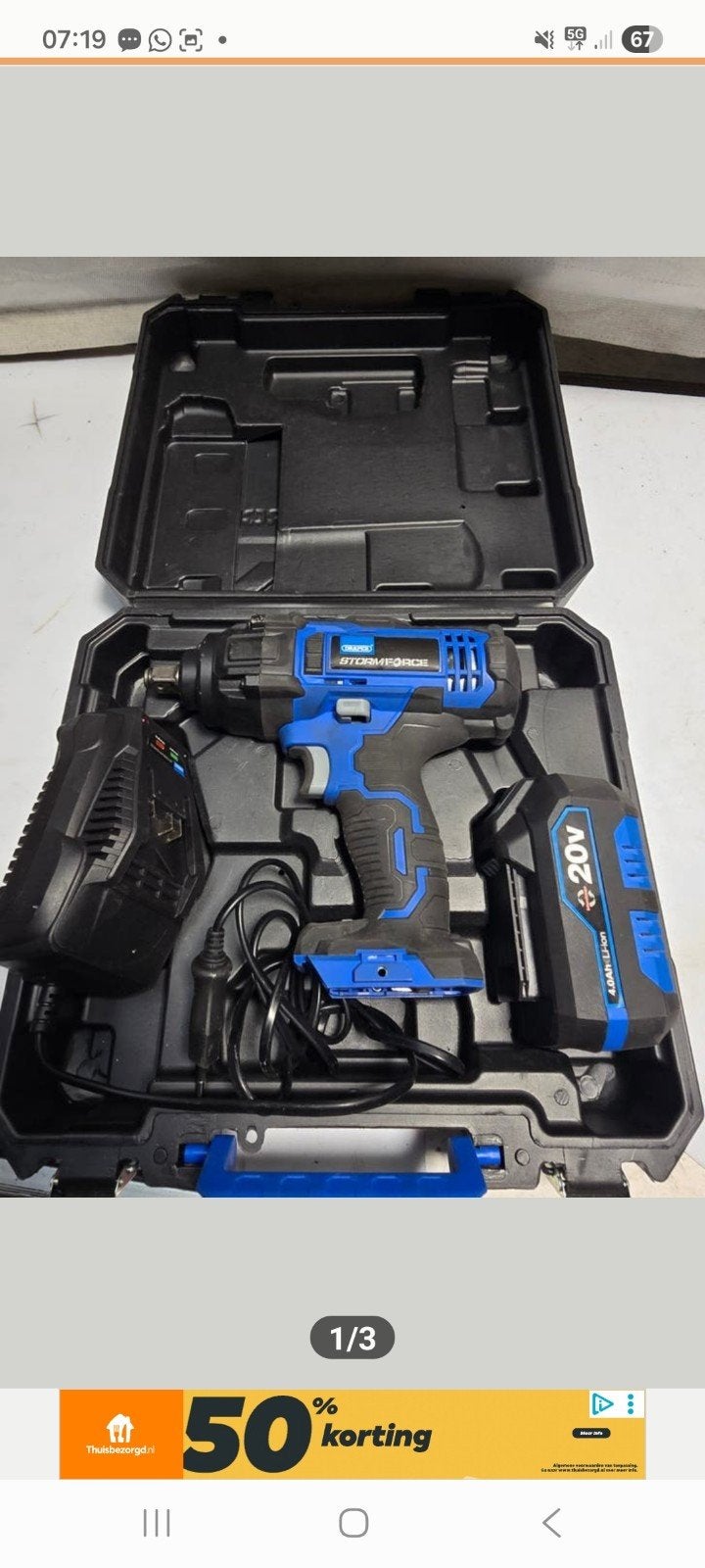 NIEUW DRAPER ACCUBOORMACHINE, Ophalen, Nieuw, Boor- en Schroefmachine