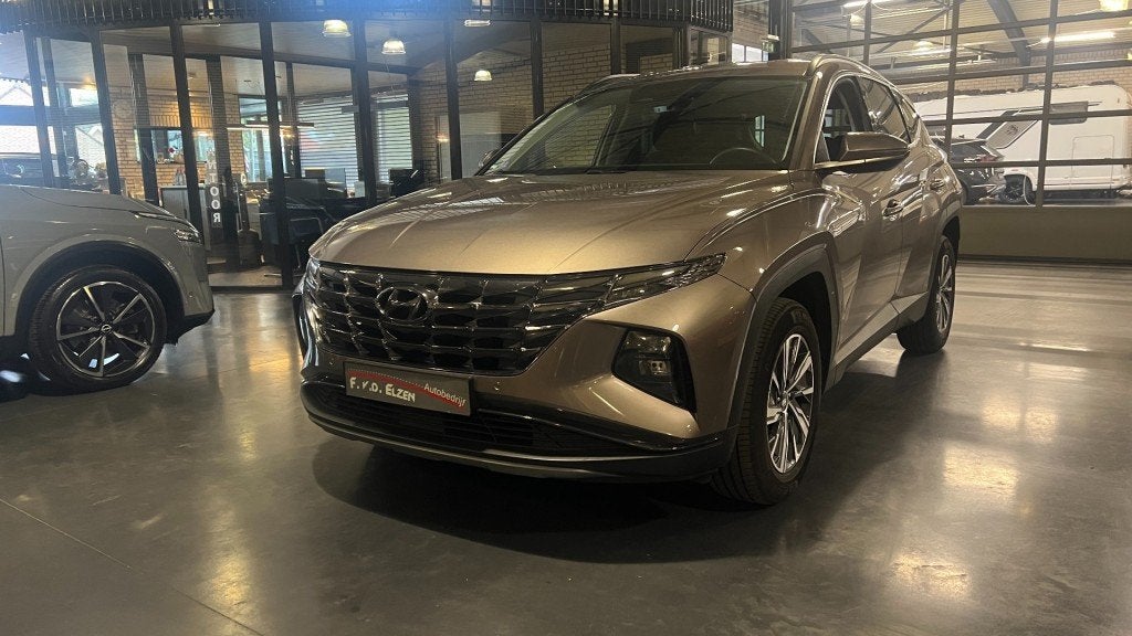 Hyundai TUCSON 1.6 T-GDI Hybride 1650 Kg trekhaak gewicht 23, Automaat, Gebruikt, Huisgarantie, 4 cilinders