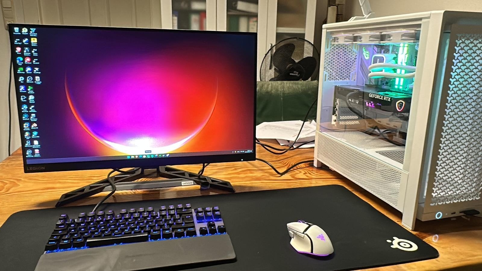 Gaming PC Ryzen 7 7800X3D RTX 5060 Ti, 64 GB of meer, Ophalen of Verzenden, Zo goed als nieuw, Gaming