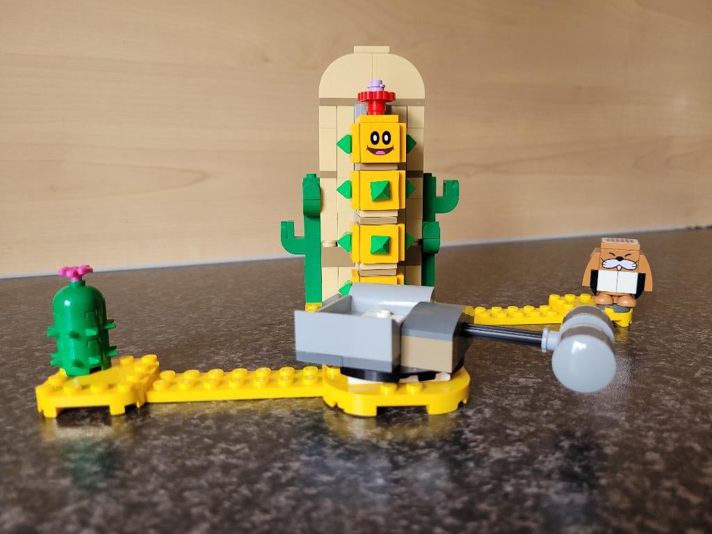 Lego Mario uitbreidingsset Desert Pokey 71363, Lego, Ophalen of Verzenden, Complete set, Compleet