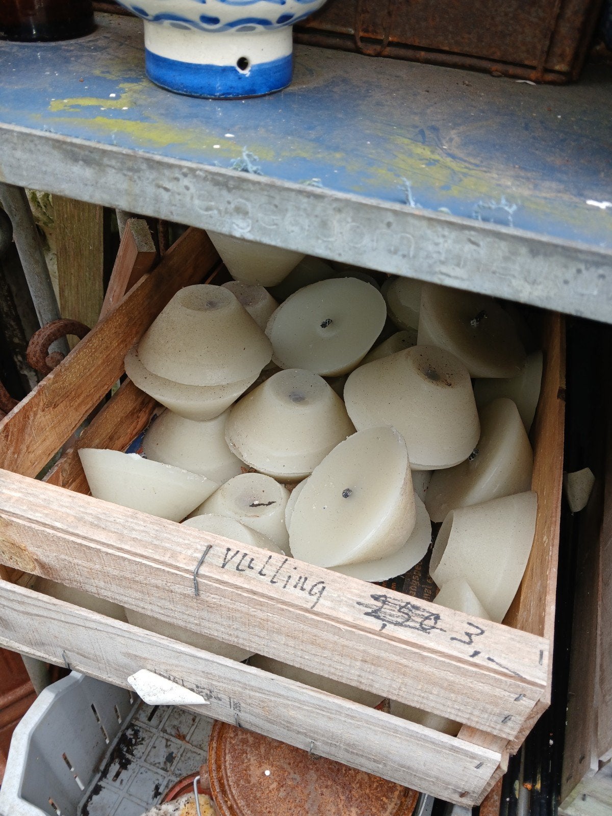 Terracotta bloempot harspot m/z kaarsen/vullingen en meer!, Ophalen
