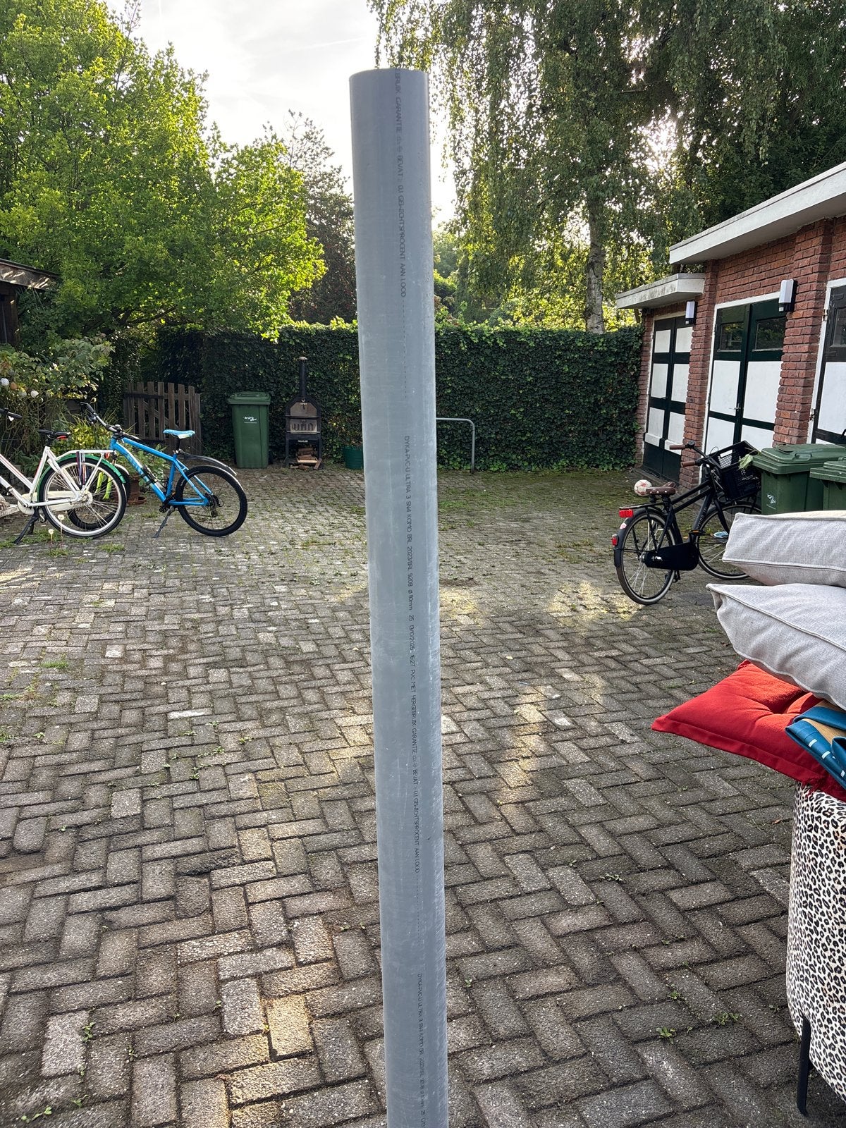 3x PVC Afvoerbuis DYKA-PVC-U Ultra 3 SN4 KOMO Ø110mm, Ophalen, Afvoer, Gebruikt, Pvc