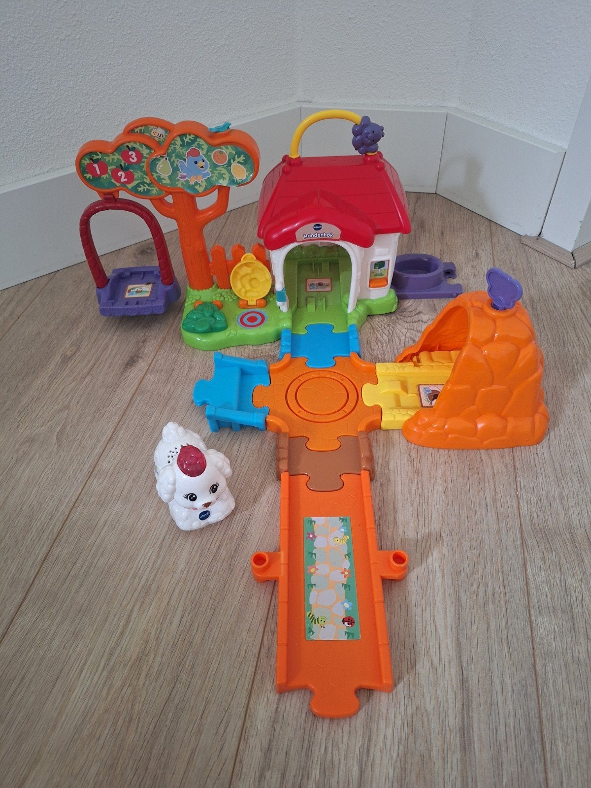 VTech Zoef Zoef Dieren Speelset hondenhok met Hondje, Ophalen, Gebruikt, Overige typen, Met geluid