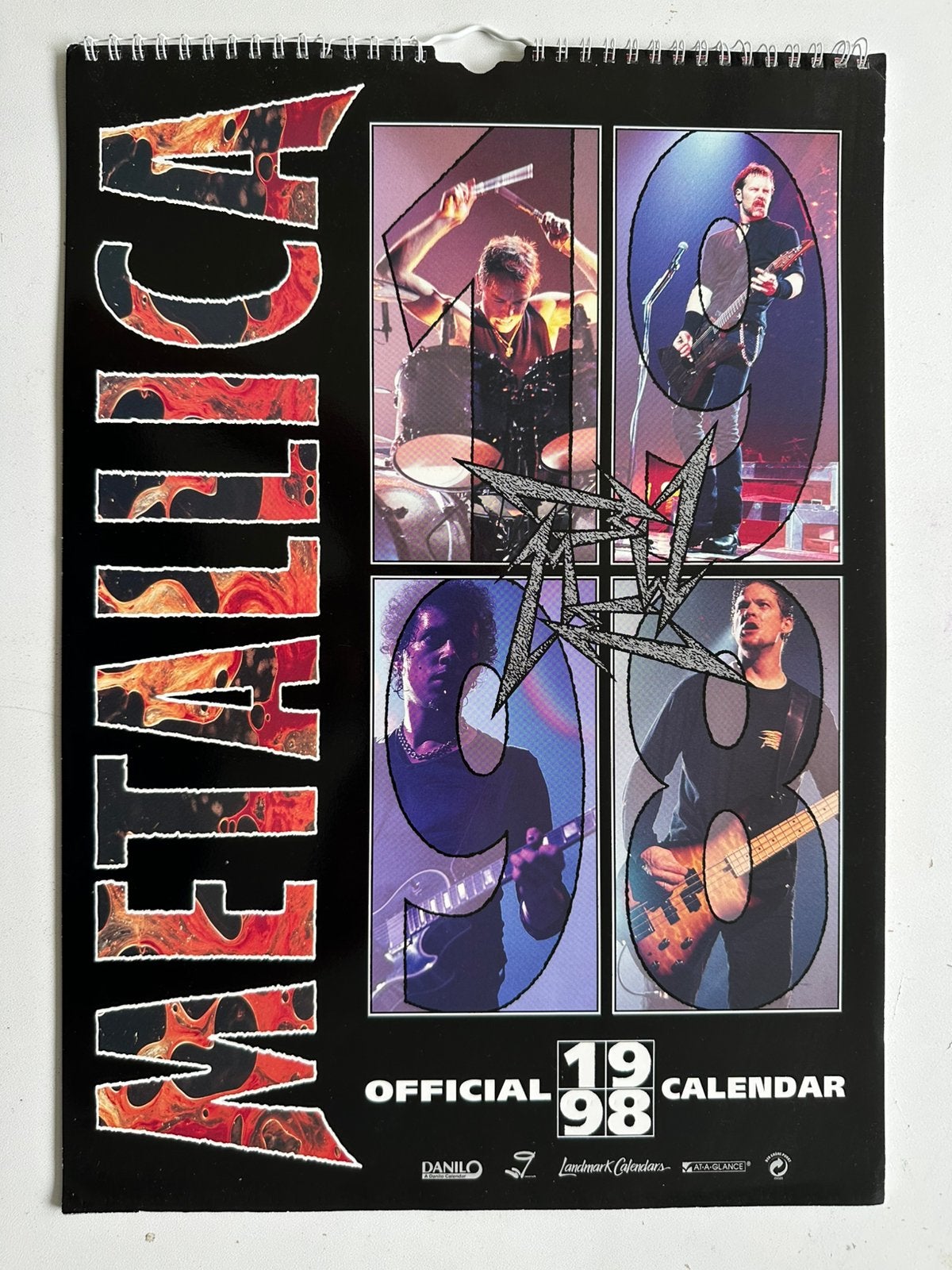 Metallica - Kalender 1998, Ophalen of Verzenden, Gebruikt
