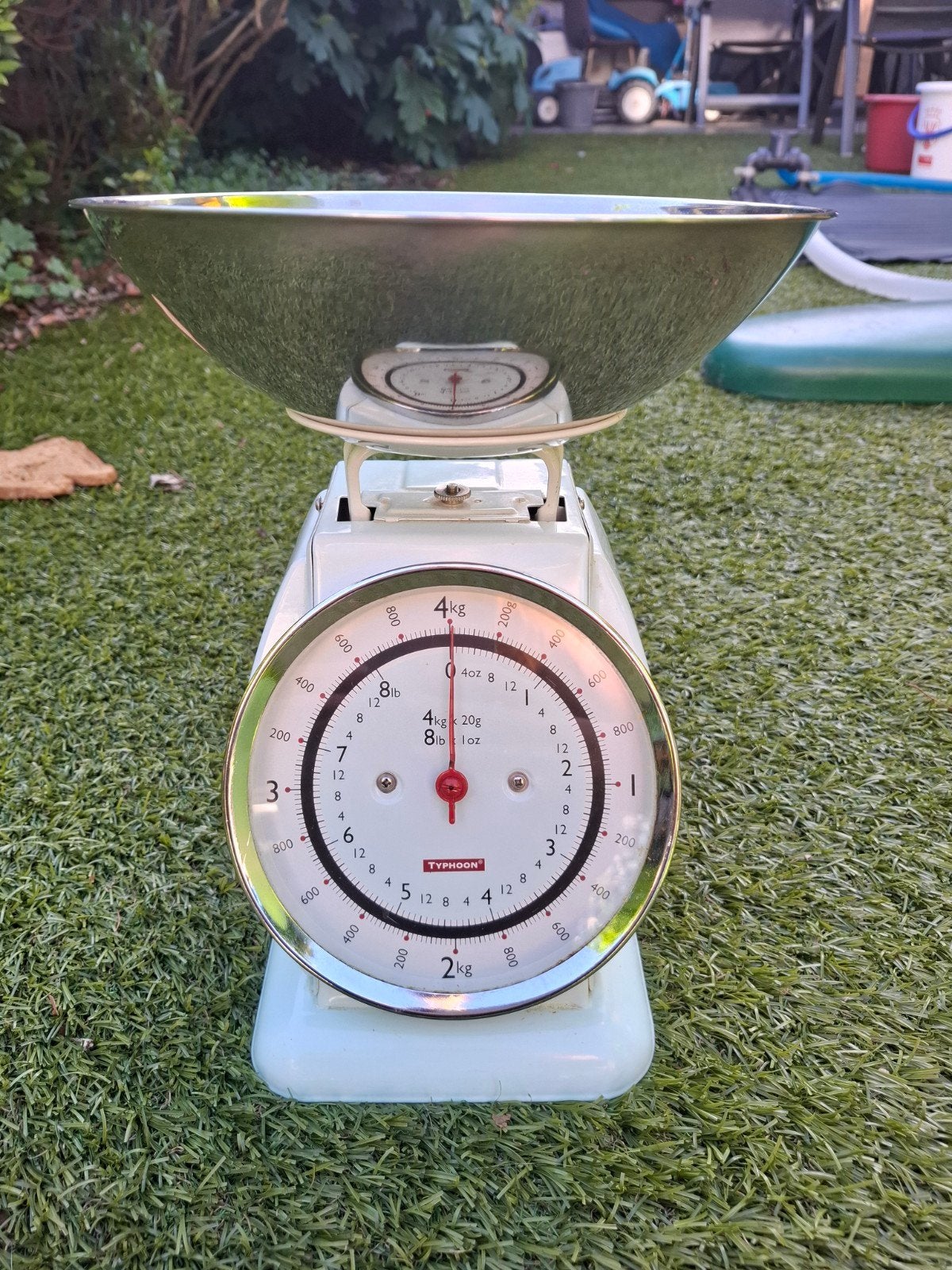 Tyfhoon analoge keukenweegschaal, Ophalen, Minder dan 10 kg, Keukenweegschaal, Zo goed als nieuw